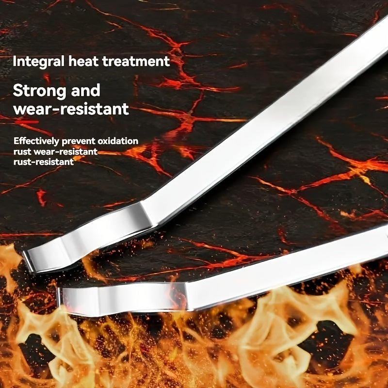 Durable Metal Professional Tire Removal Tool with Rubber Handle - Easy Tire Change for Home Garage & Auto Repair