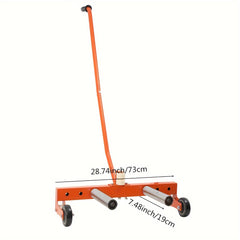Cart Tire Lift Moving Tool Tire Moving Tool Heavy Duty Adjustable Rolling Wheel Maximum Load 150KG For HGV, Large Van & 4x4 Wheels From 16.51cm To 62.23cm.