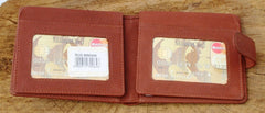 Tractor Leather Wallet Brown or Black Leather Farming Father's Day Birthday Gift 375 wch