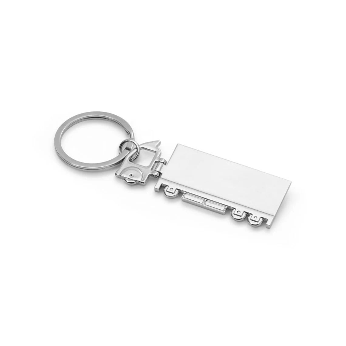 Personalised lorry, truck metal keyring